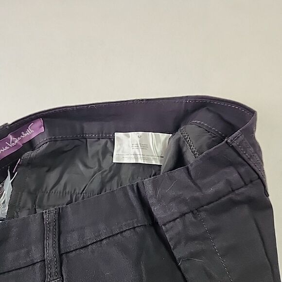 New - Gloria Vanderbilt Women's Chino Shorts Stretch Twill 5" Inseam Size 12 - Picture 11 of 12